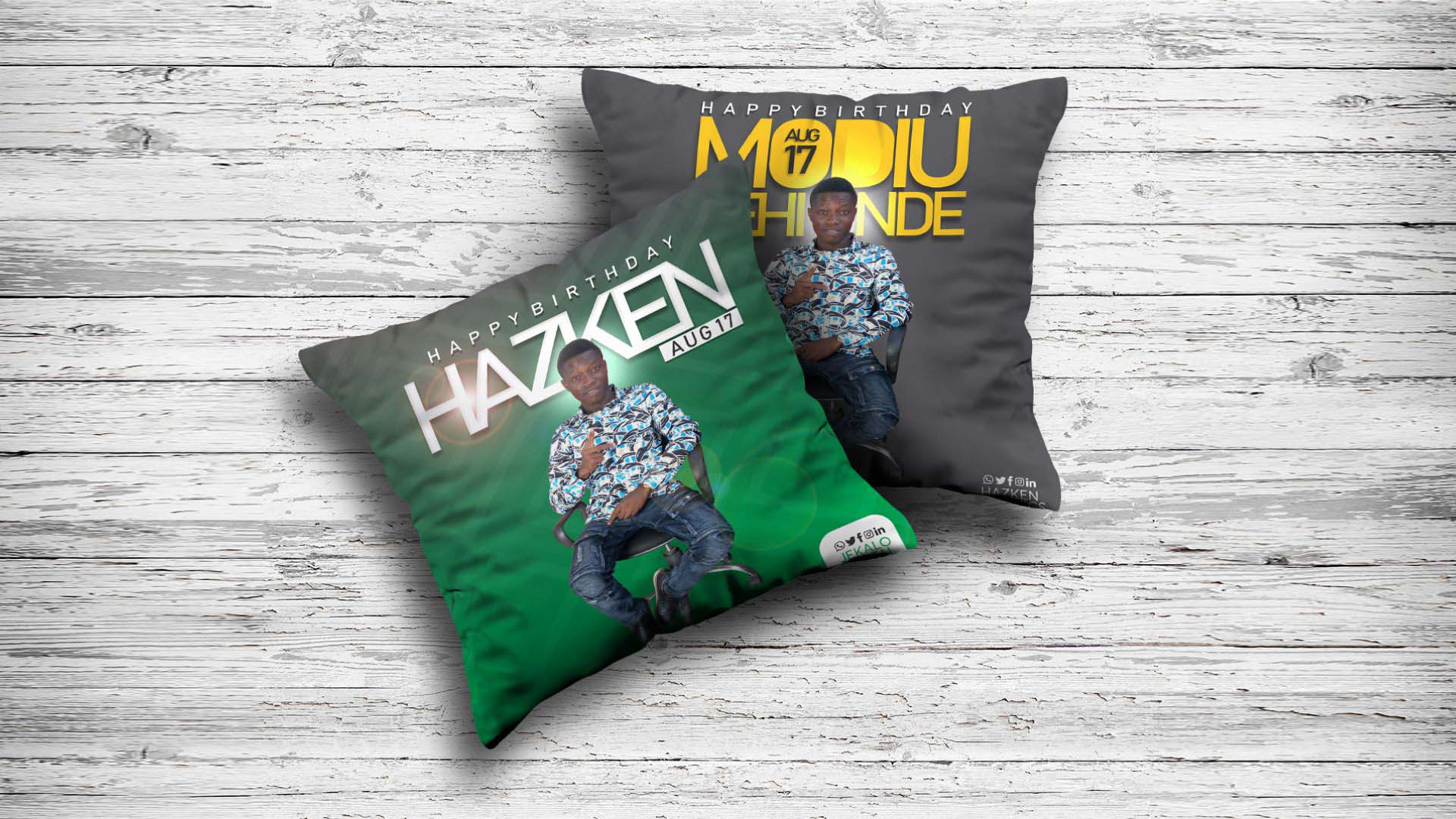 Customized Throw Pillow Design and Printing in Lagos Nigeria