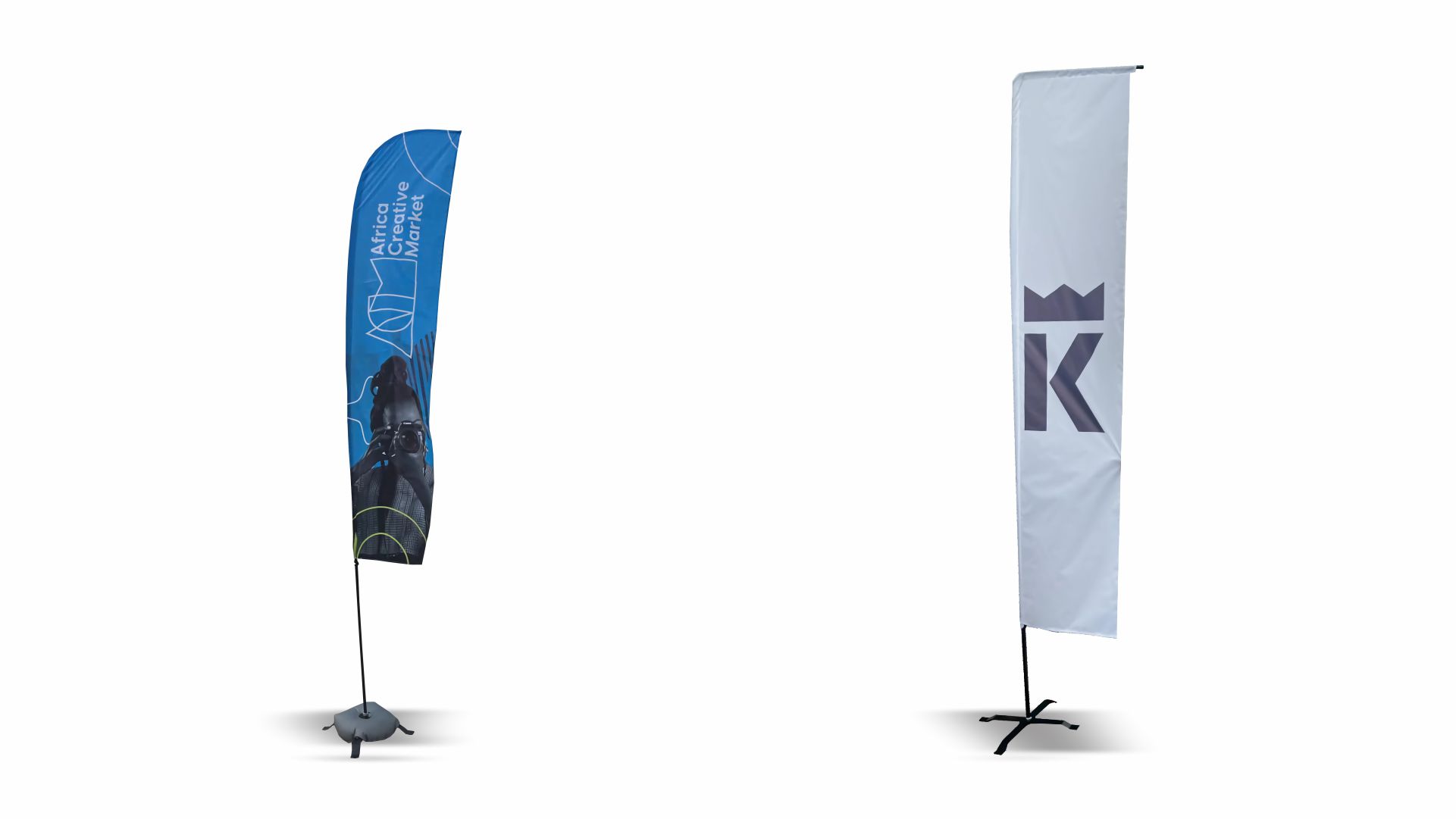 Flying Feather Flag Banner Design and Print in Lagos Nigeria