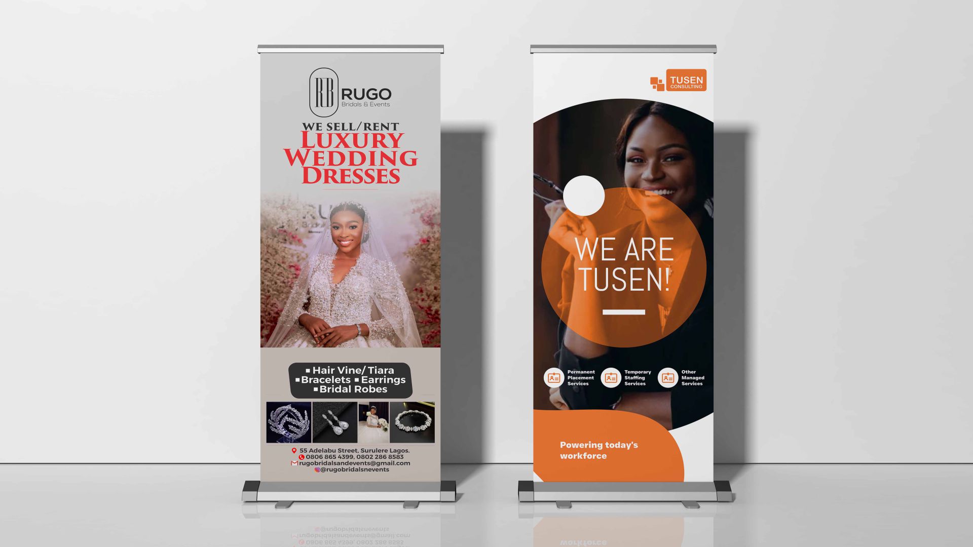 Rollup Banner printing and design in lagos nigeria