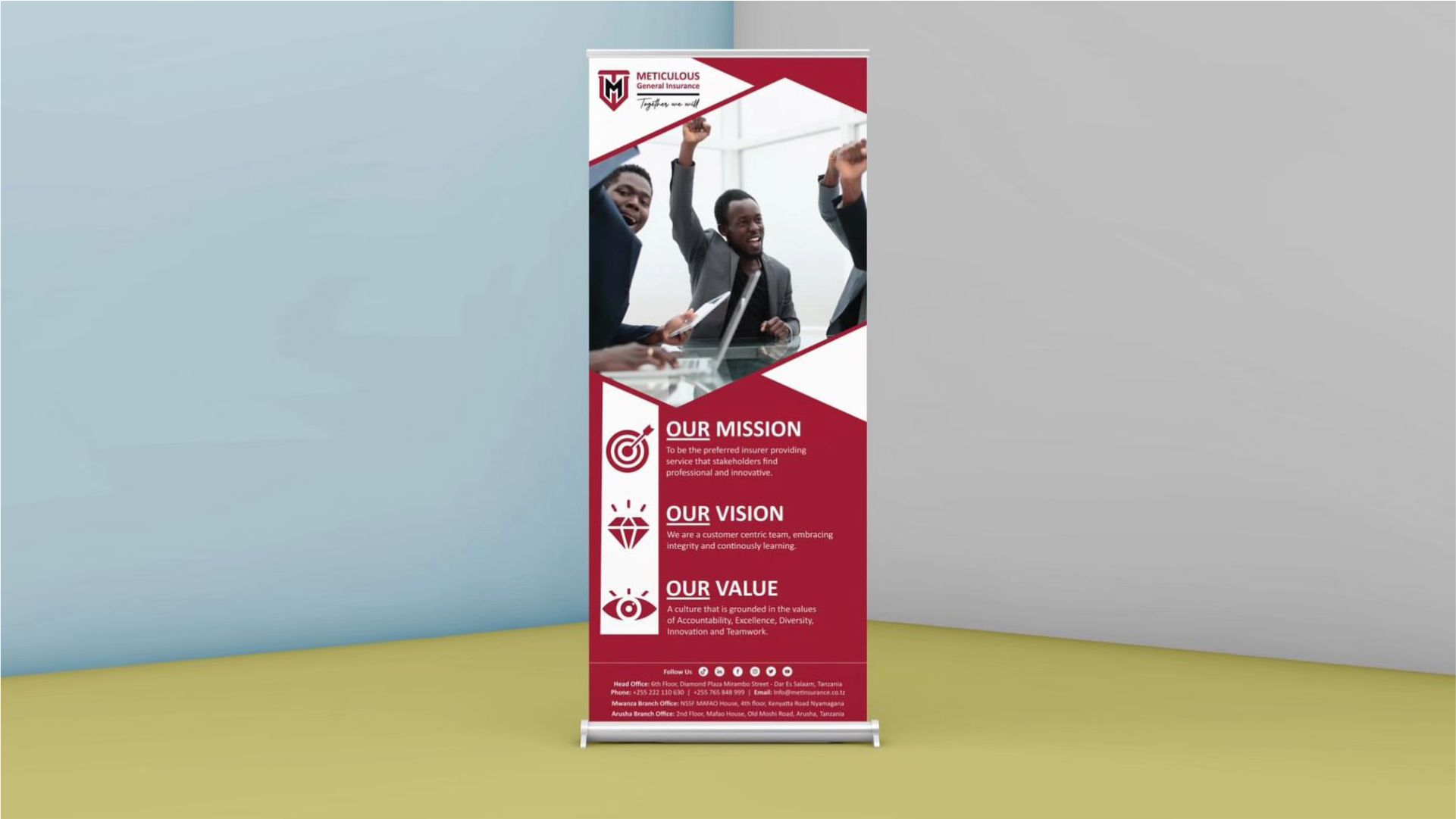 Rollup Banner Printing and Design in Lagos Nigeria