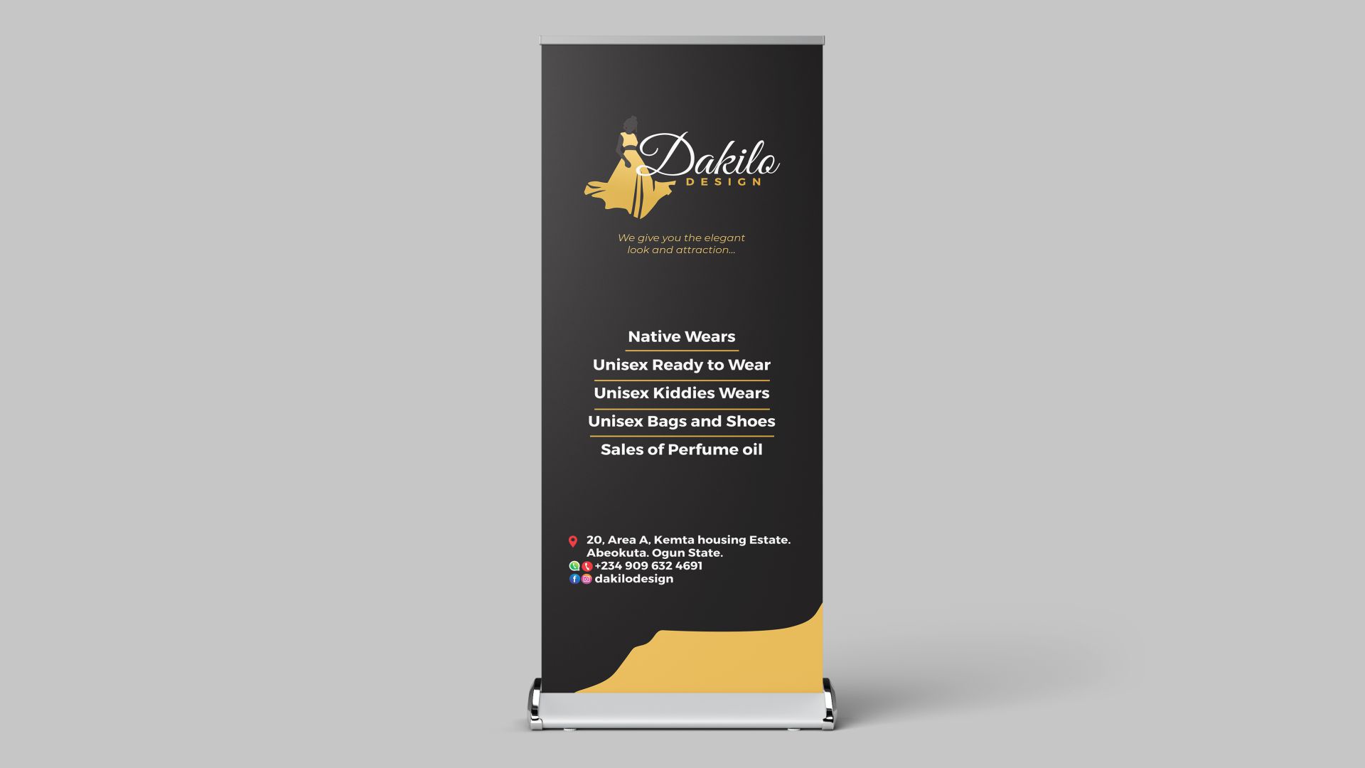 Roll-up Banner Design and Printing in Lagos Nigeria