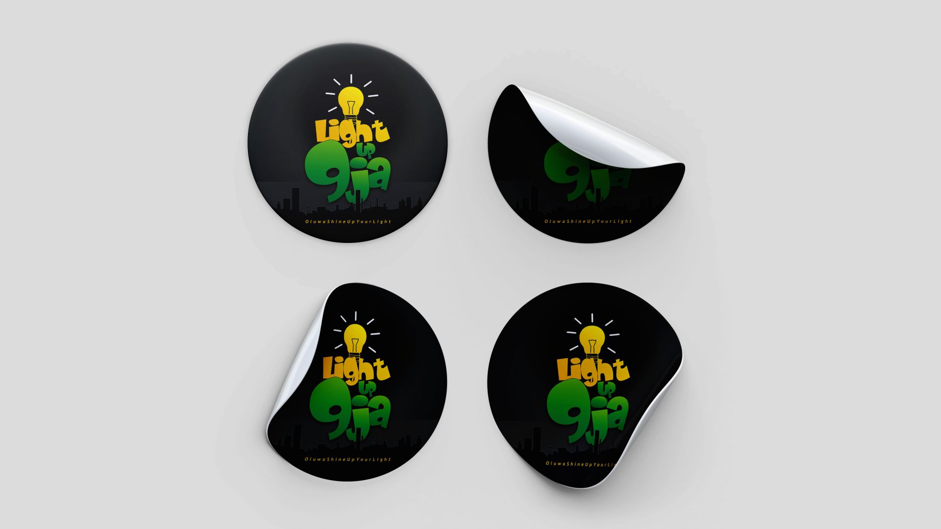 Round Stickers Printing and Design in Lagos Nigeria