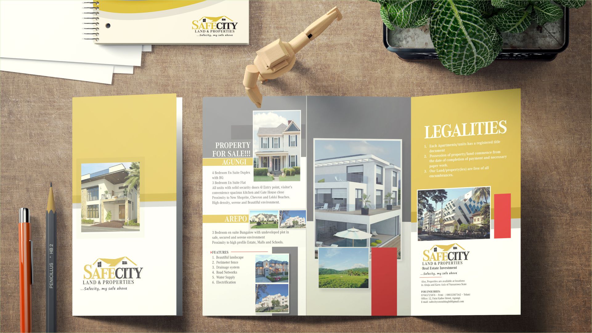 Design and Print Tri-fold Brochure in Lagos Nigeria