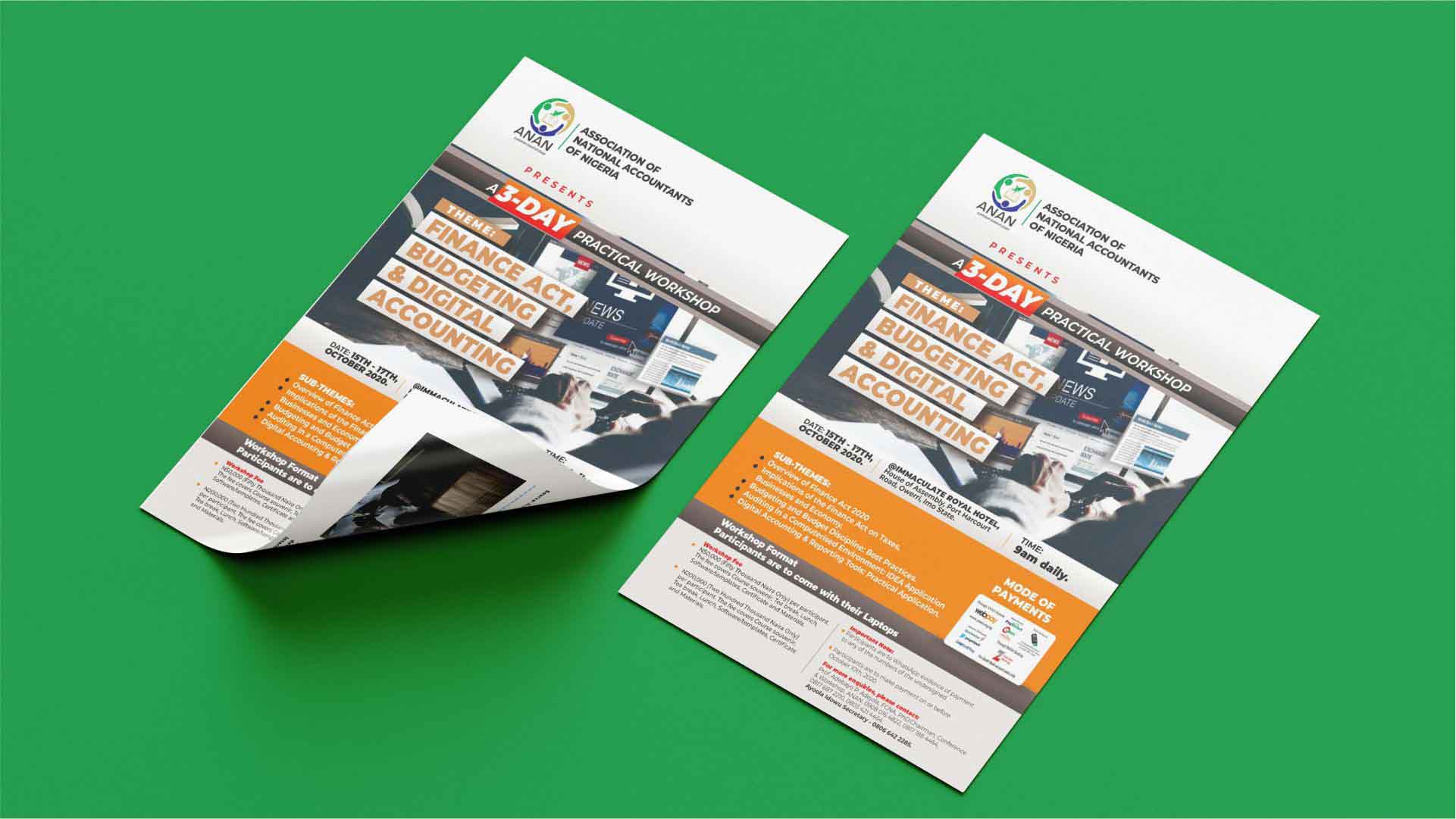 A4 Flyer Print and Design in Lagos Nigeria