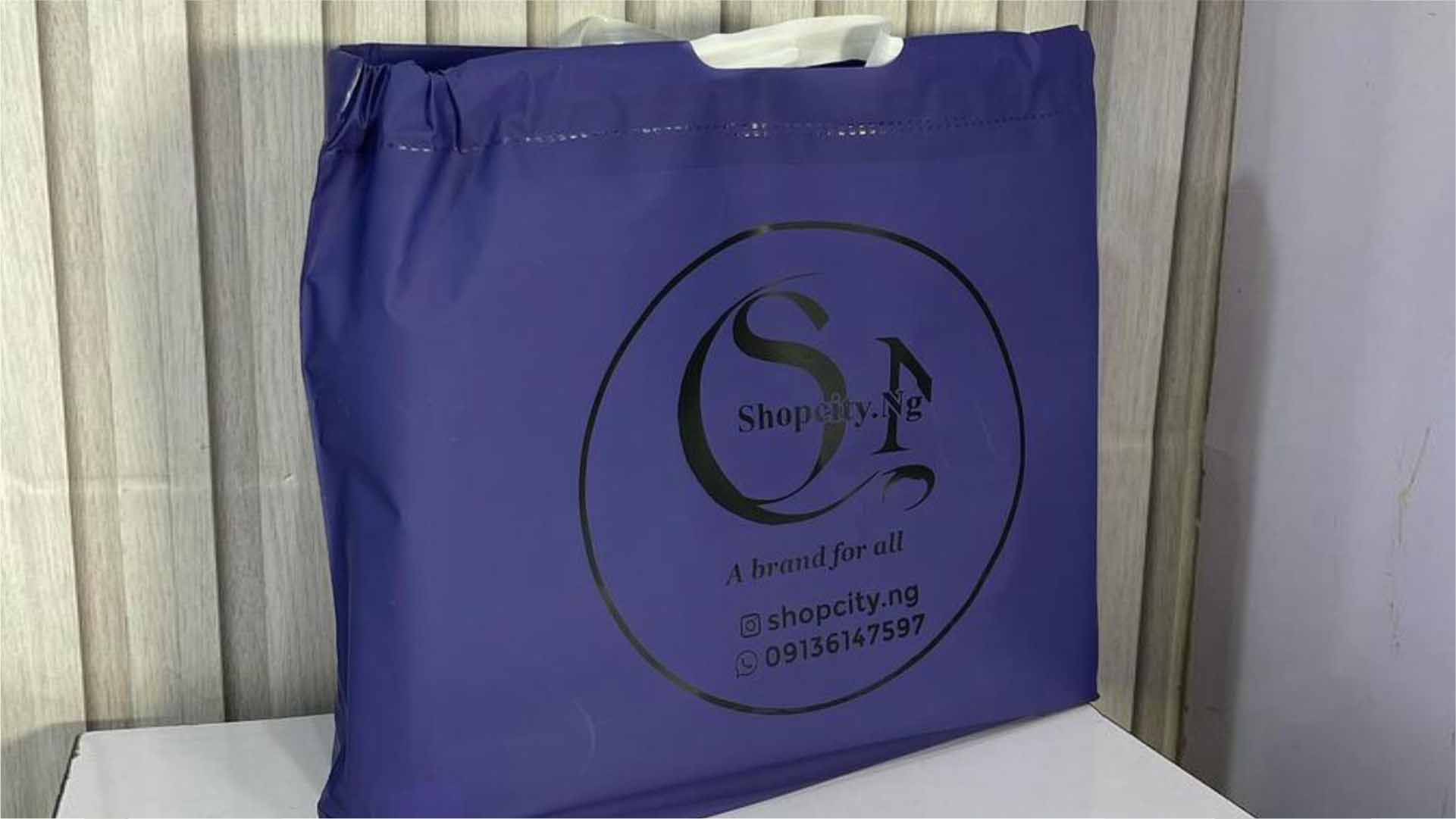 Drawstring Nylon bags Design and Print in Lagos Nigeria