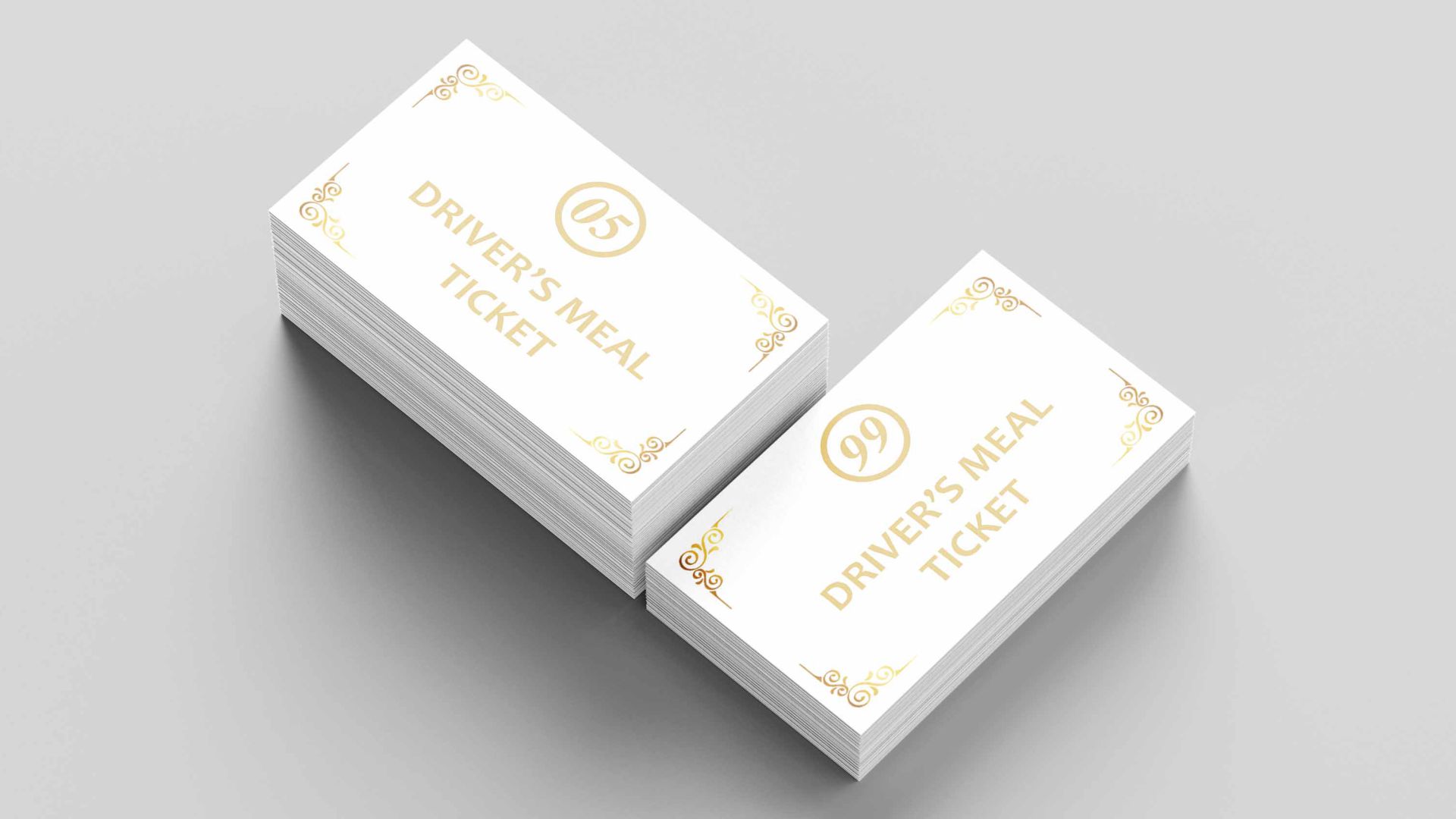 Drivers Meal Ticket Card Design and Printing in Lagos Nigeria