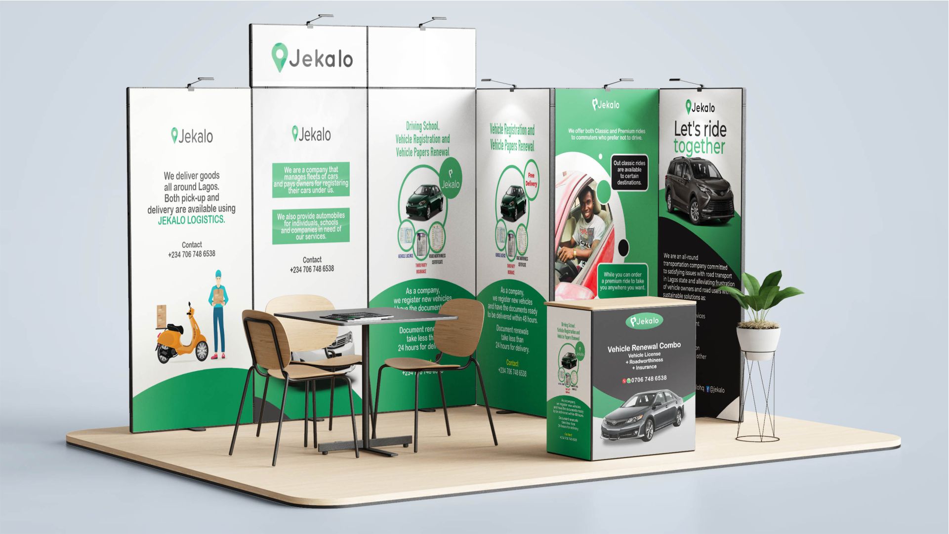 Exhibition Booth Stand Design Print Brand in Lagos Nigeria