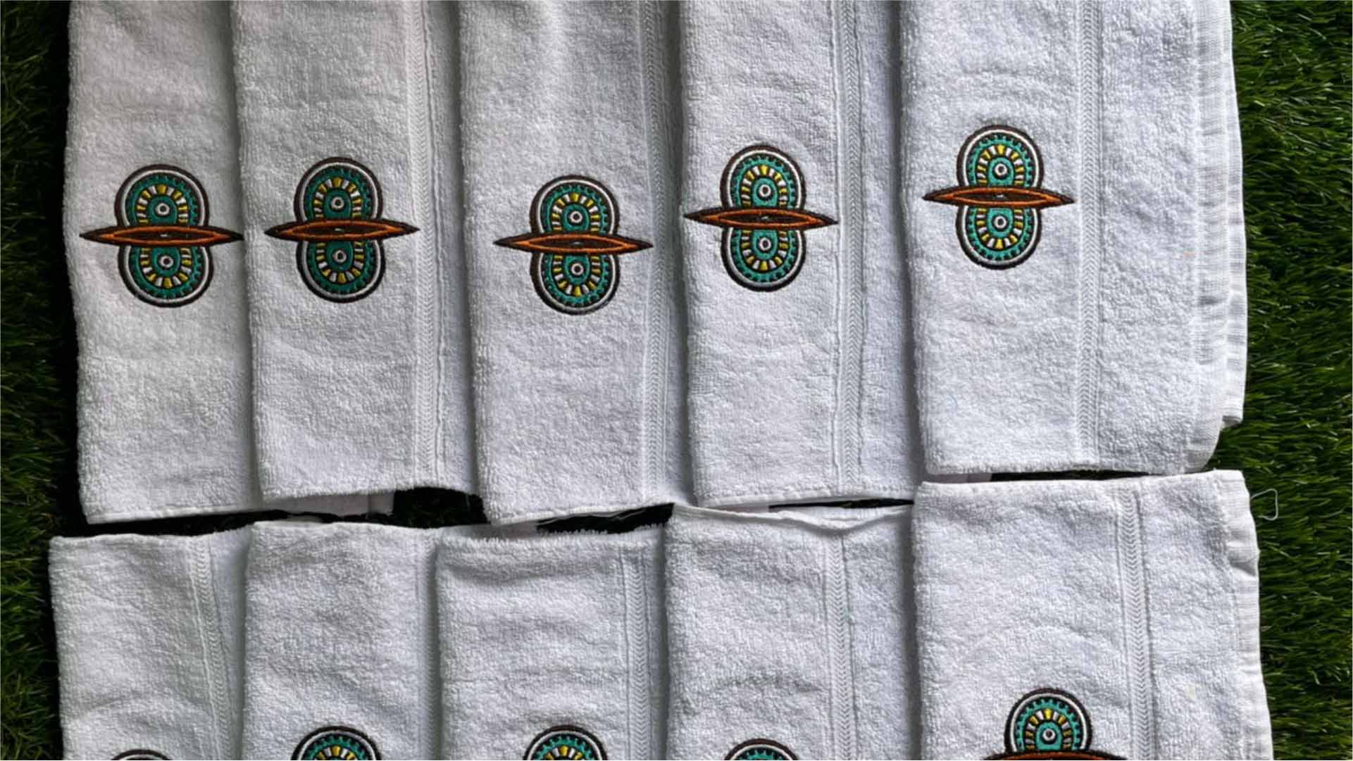 Monogram Face Towel Design and Print in Lagos Nigeria