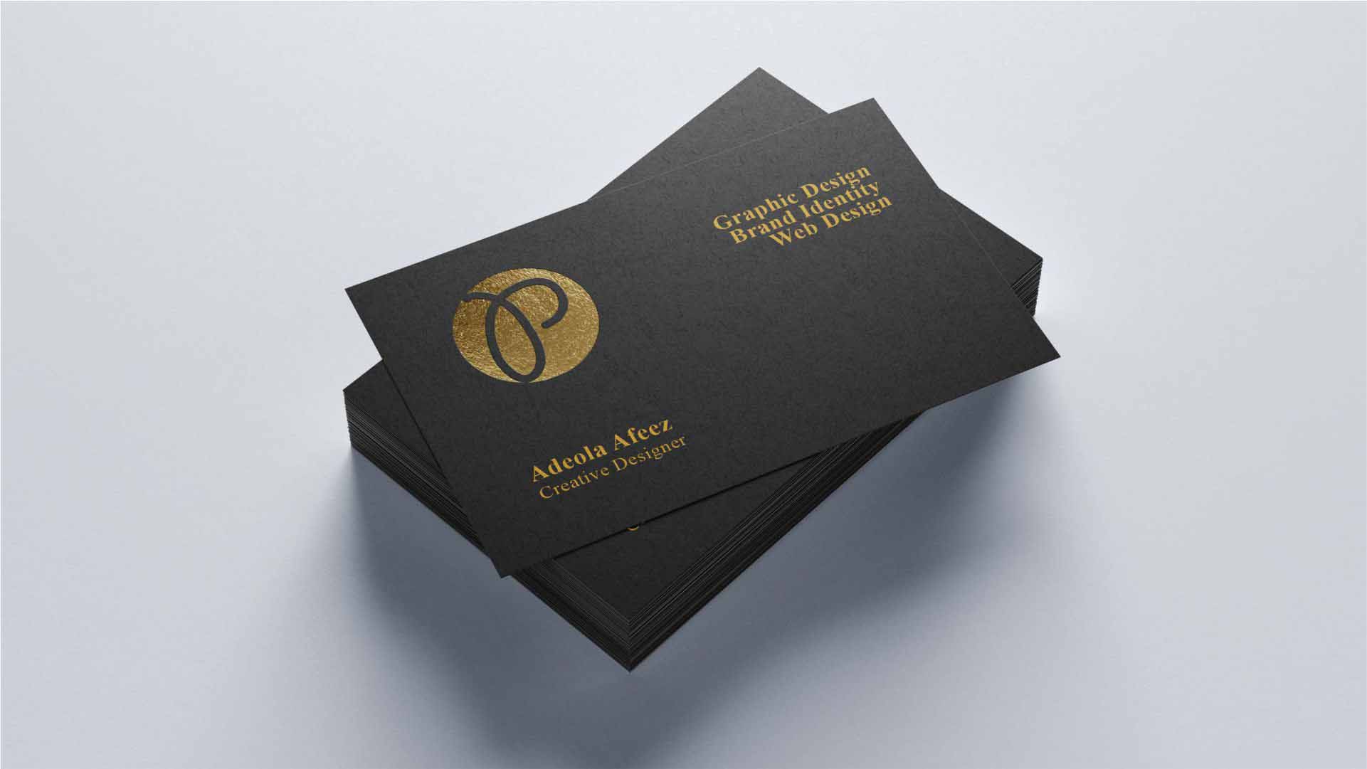 Foil Business Card Printing and Design in Lagos Nigeria