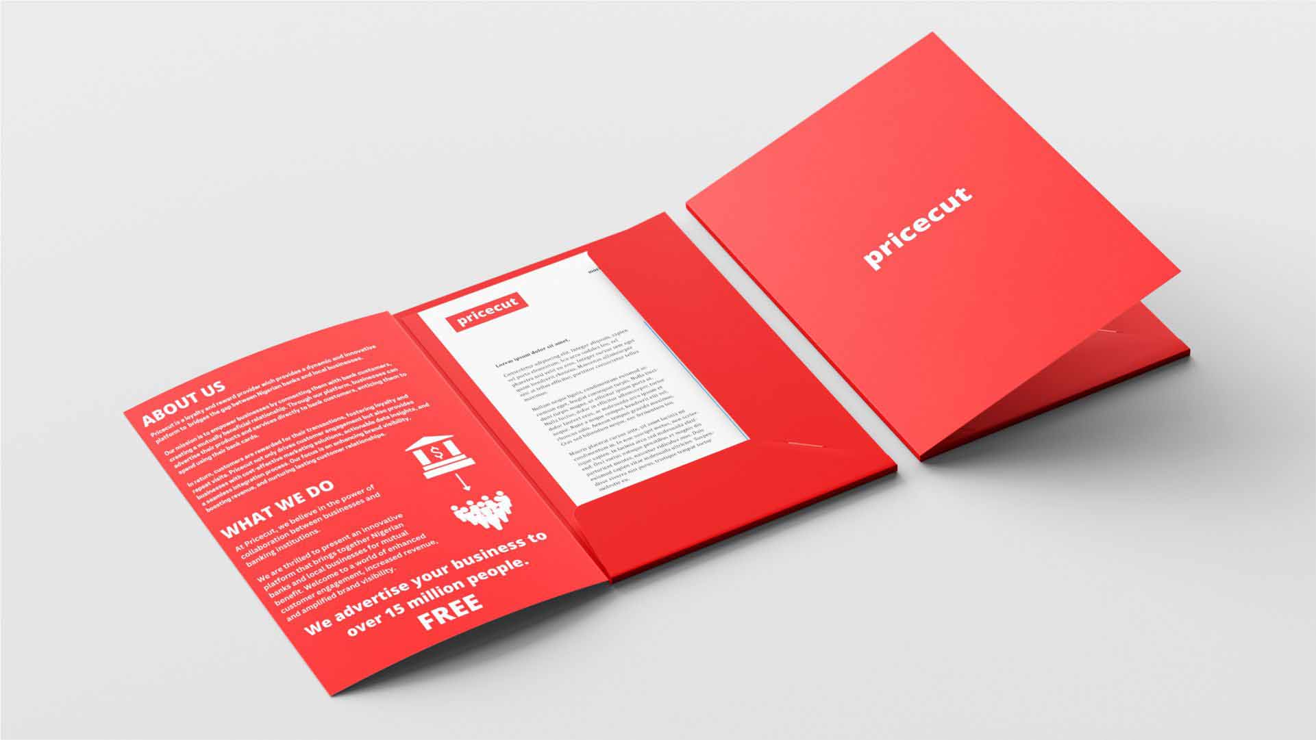 Presentation Folder File Jacket Design and Print in Lagos Nigeria