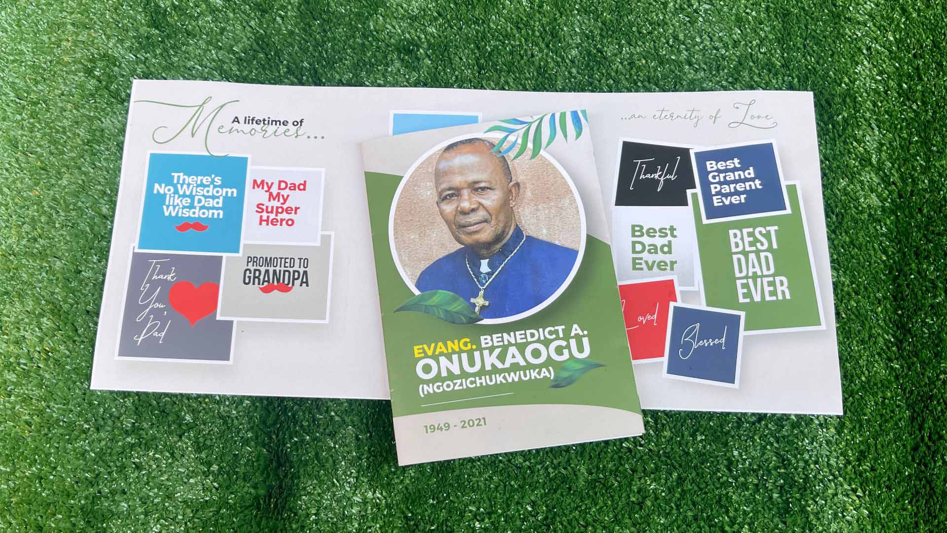 Funeral Programme Design and Print in Lagos Nigeria