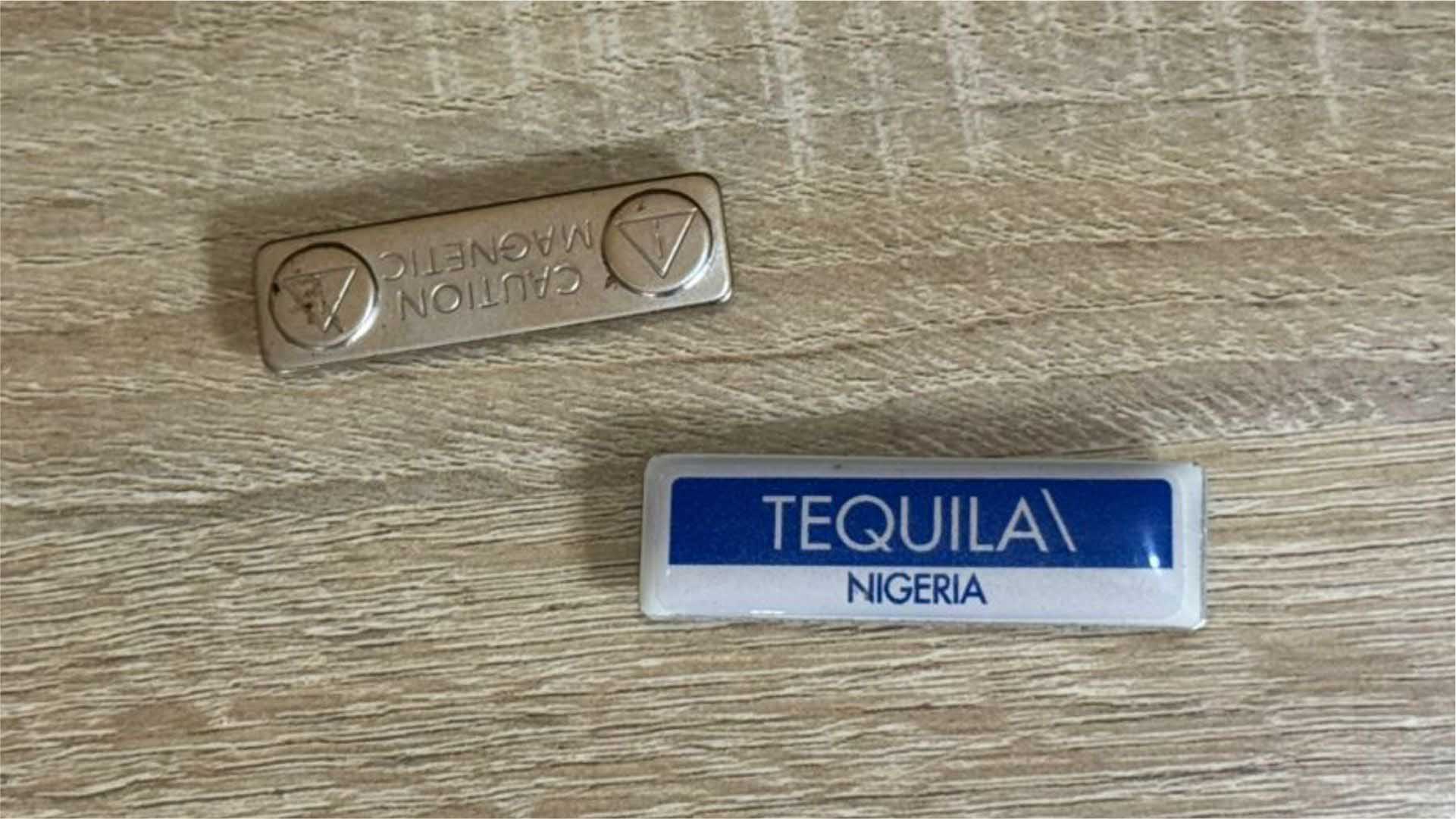 Metal Name Tag Badge Print in Lagos Nigeria
