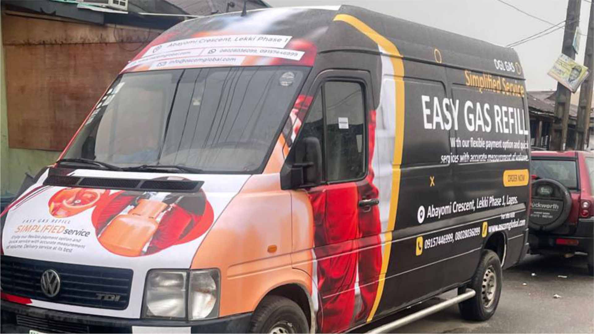 Mini Van Vehicle Wrap Branding and Design in Lagos Nigeria