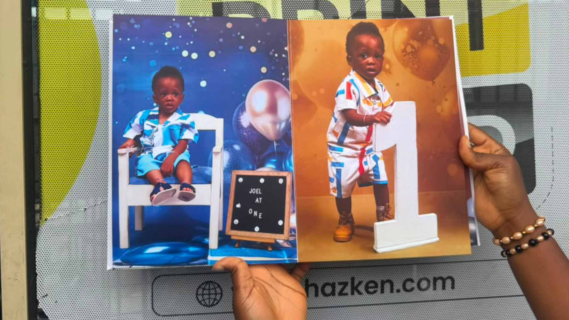 Naming Ceremony Family Photo Book Print in Lagos Nigeria