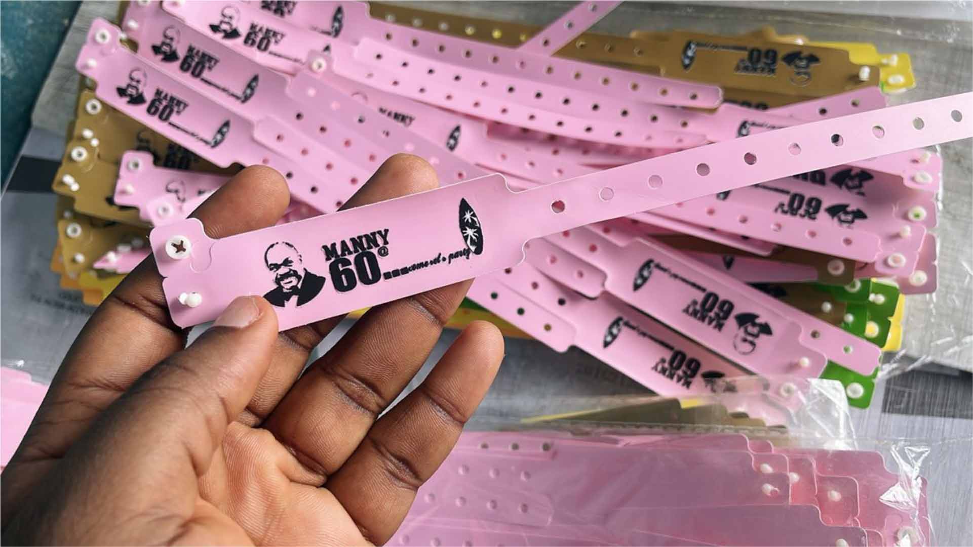 Plastic Wristband Print and Design in Lagos Nigeria