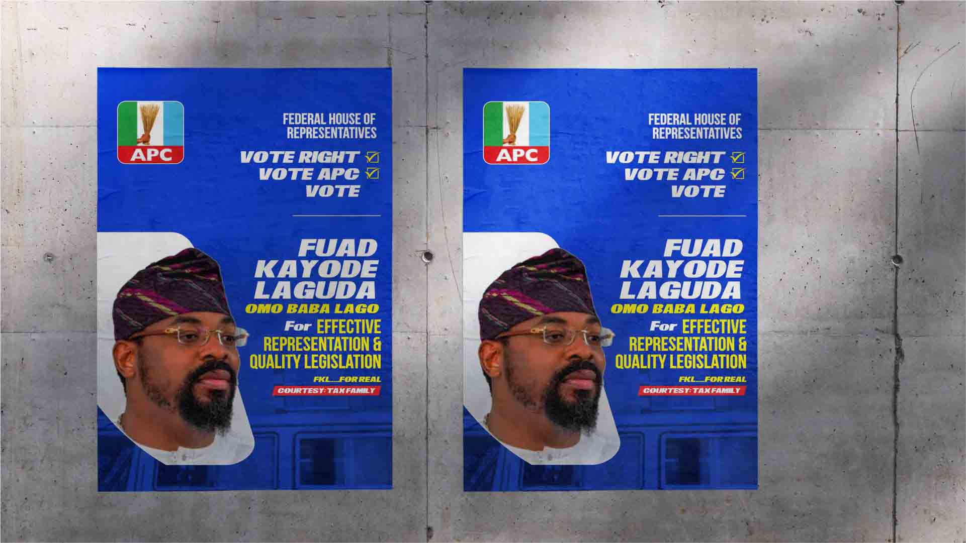 Political Campaign Posters Print and Design in Lagos Nigeria