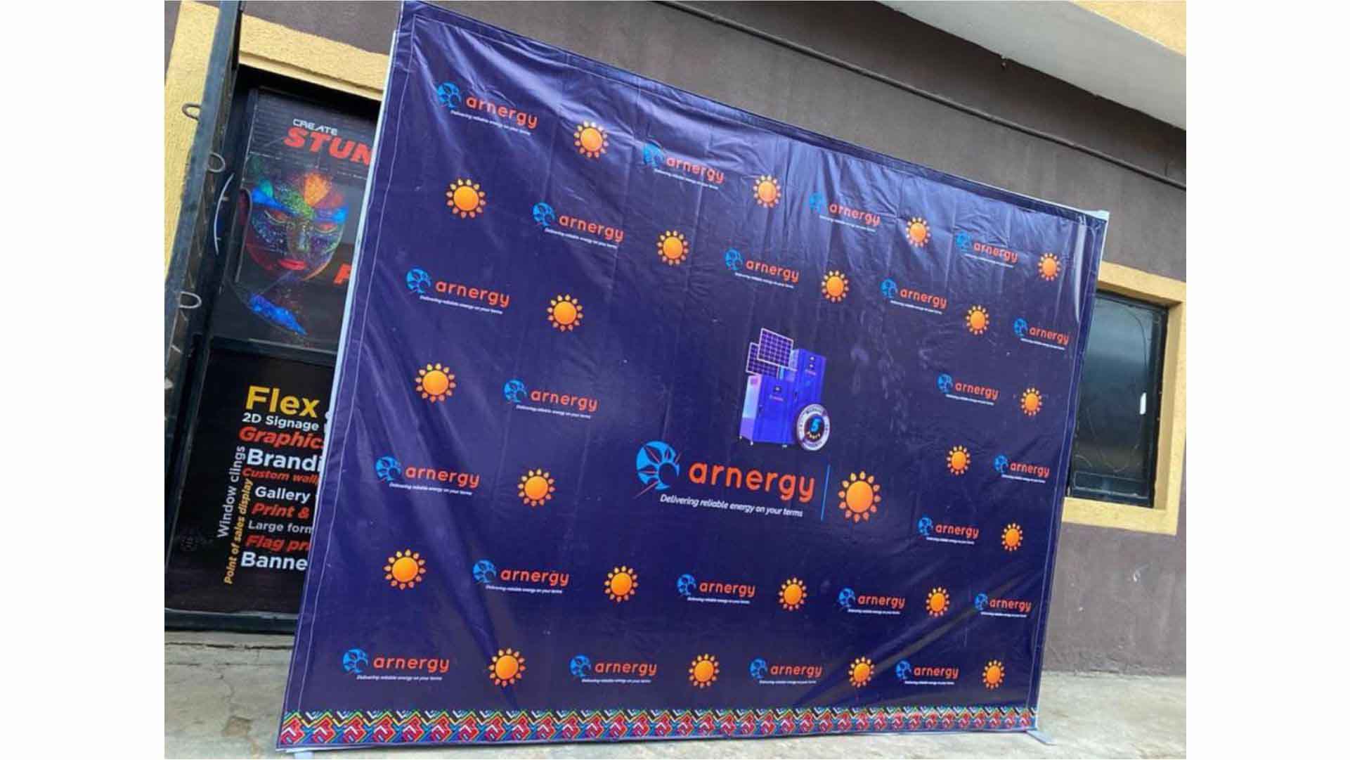 Backdrop Retractable Pop-up Banner Print & Design in Lagos Nigeria