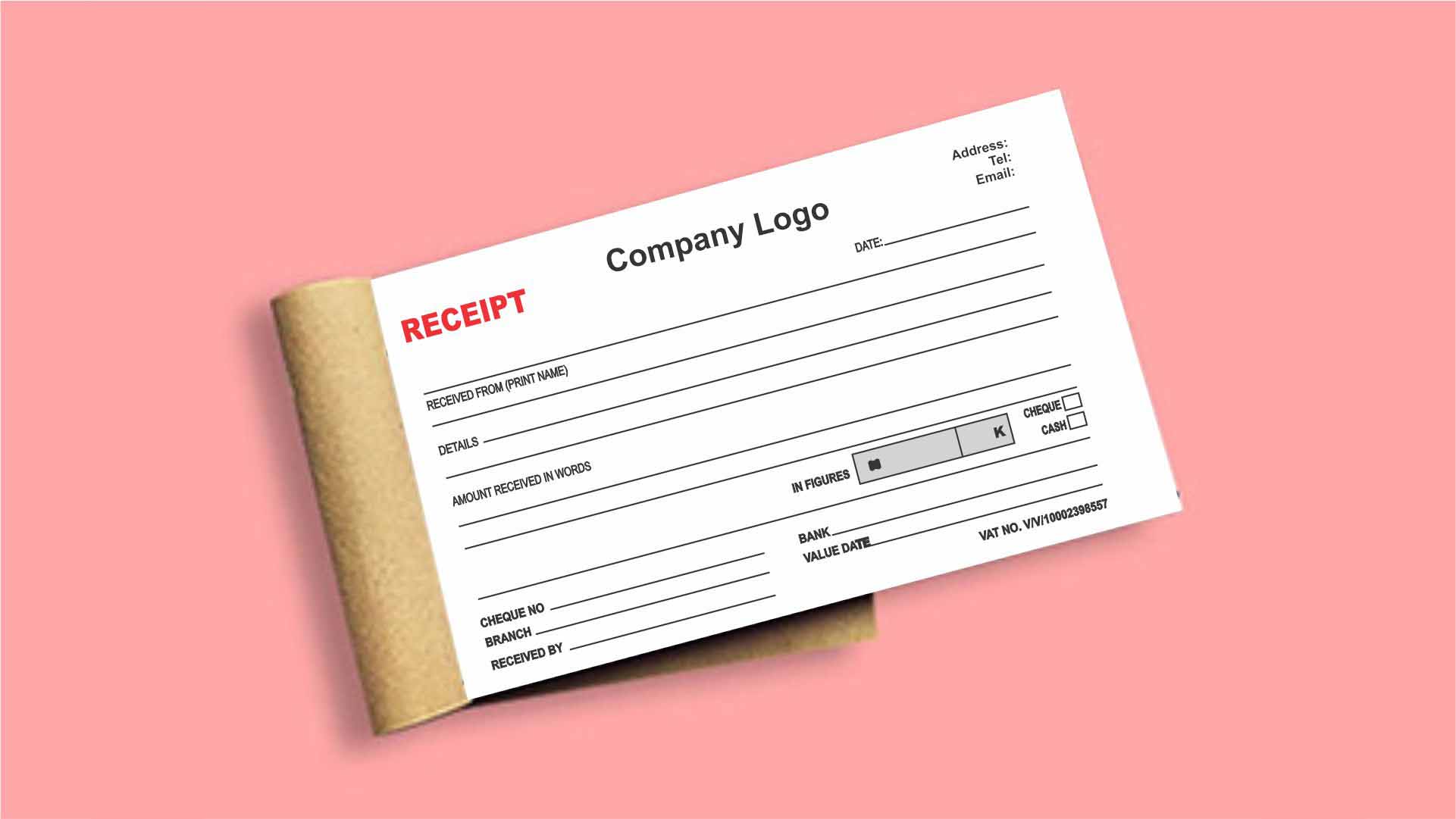 Receipt Printing and Design in Lagos Nigeria