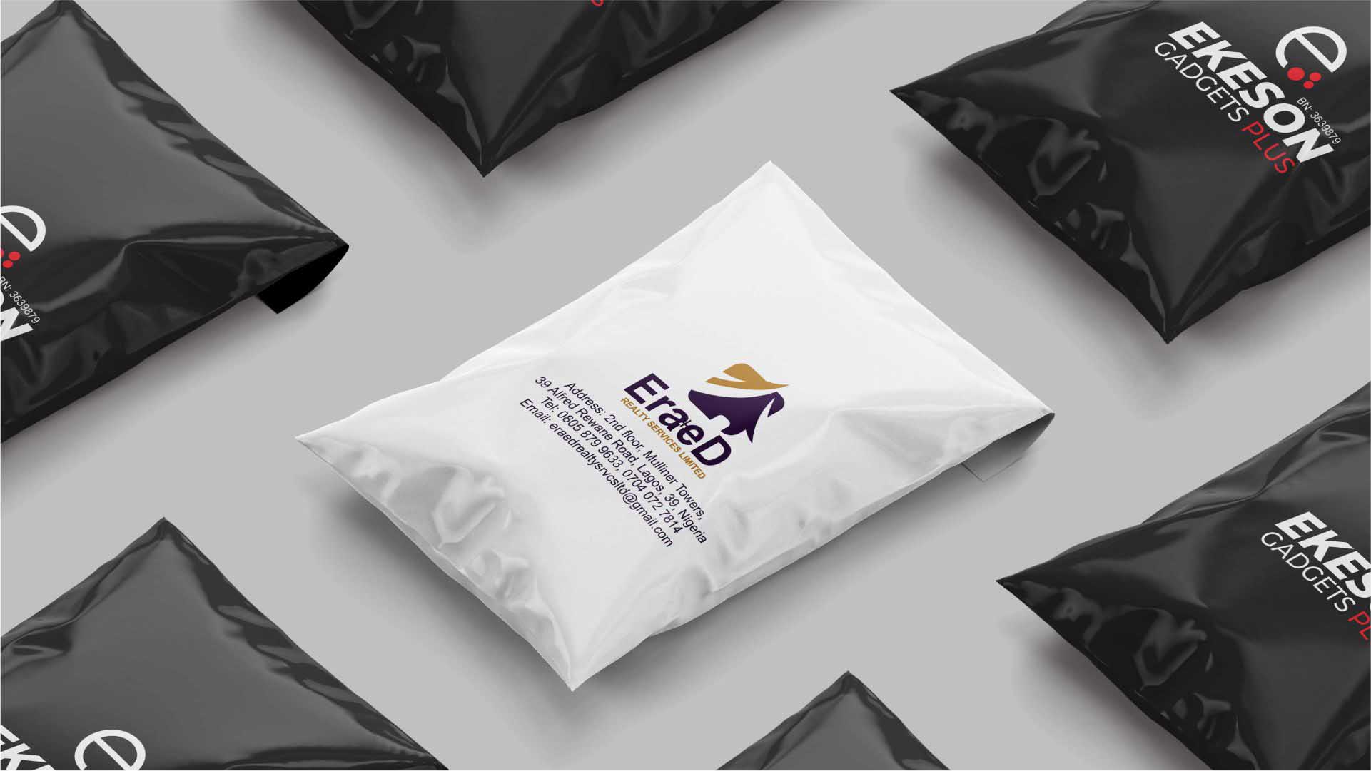 Courier Packaging Shipping Nylon Bag Design and Printing in Lagos Nigeria