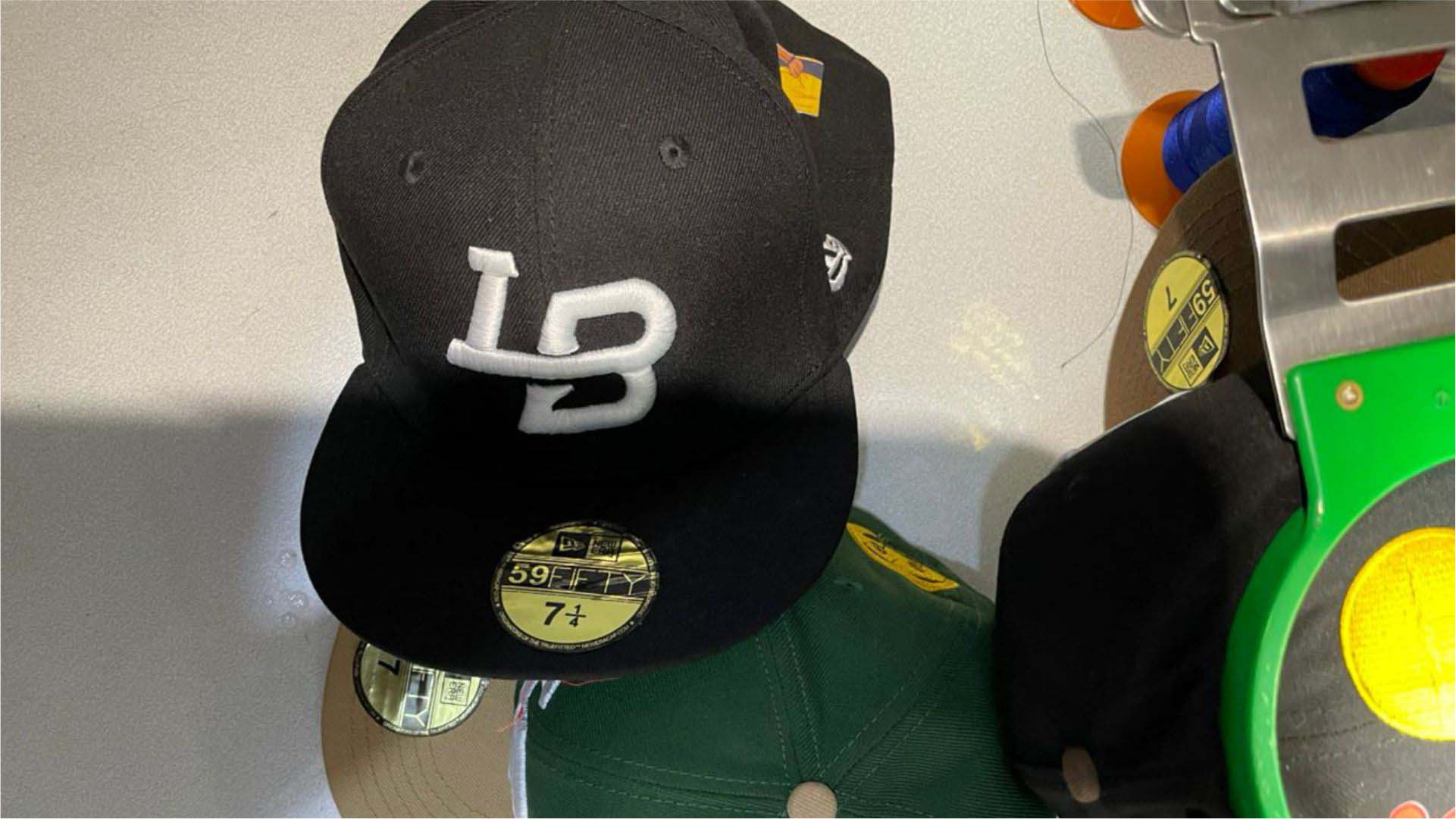 Snapback Cap Monogram Stitch Design in Lagos Nigeria