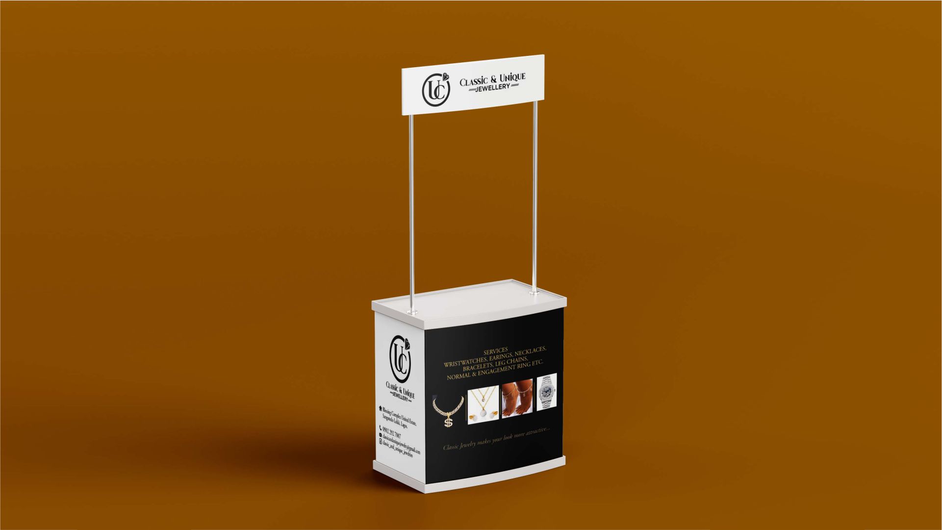 Promotional Table Exhibition Trade Stand Print & Design in Lagos Nigeria