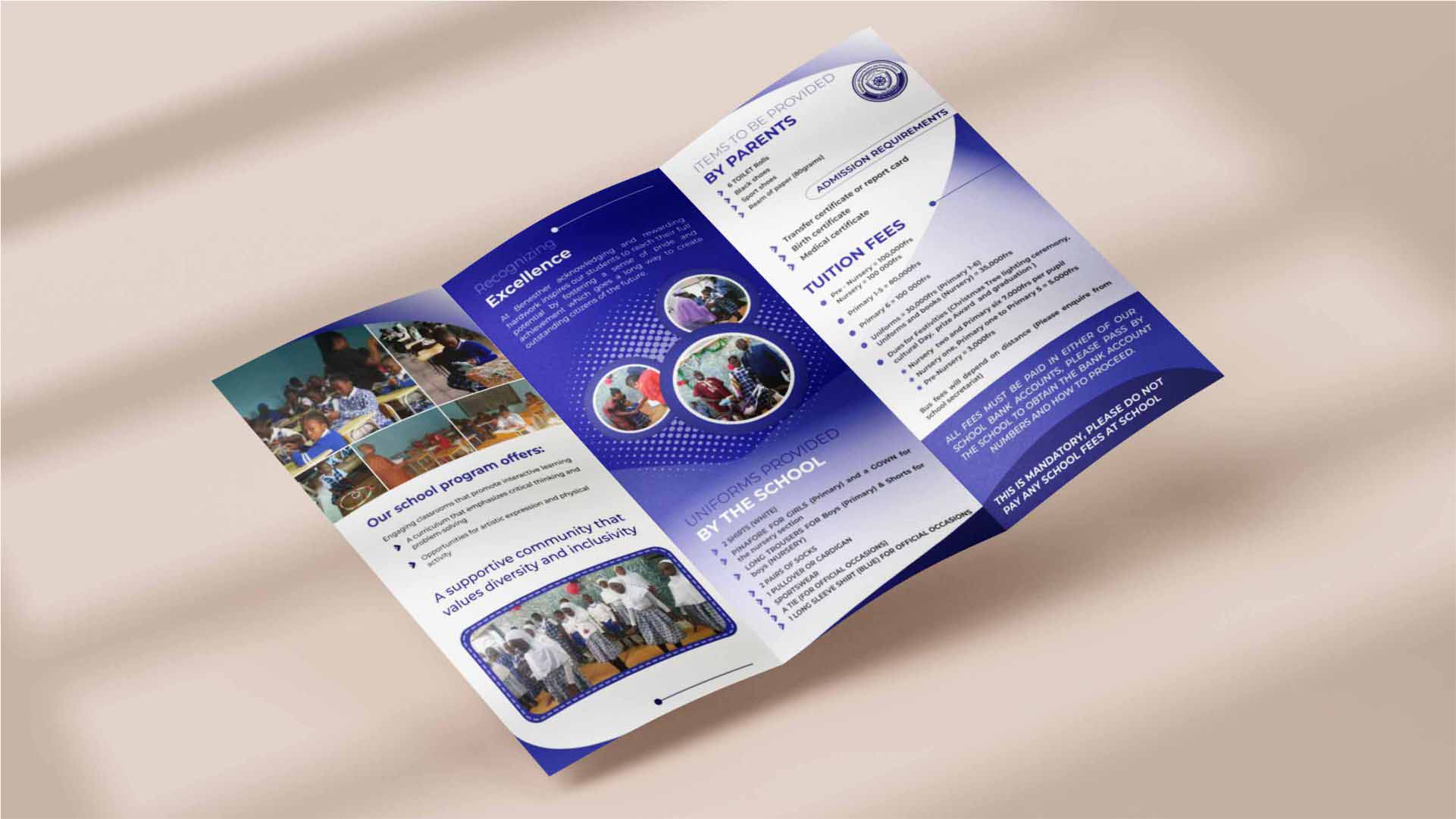 Tri-Fold Brochure Design and Printing in Lagos Nigeria