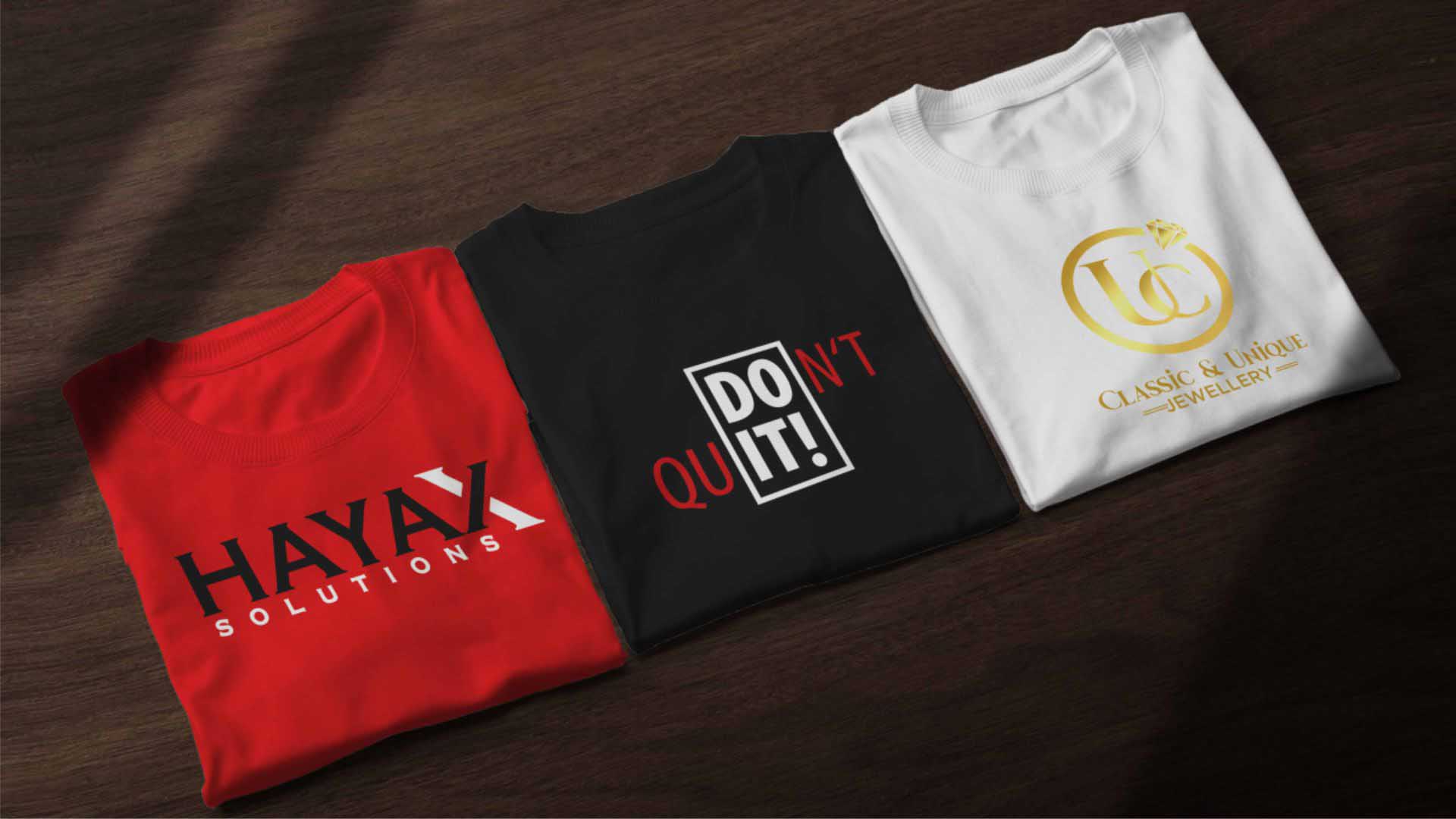 Branded Custom T-shirts Printing and Design in Lagos Nigeria