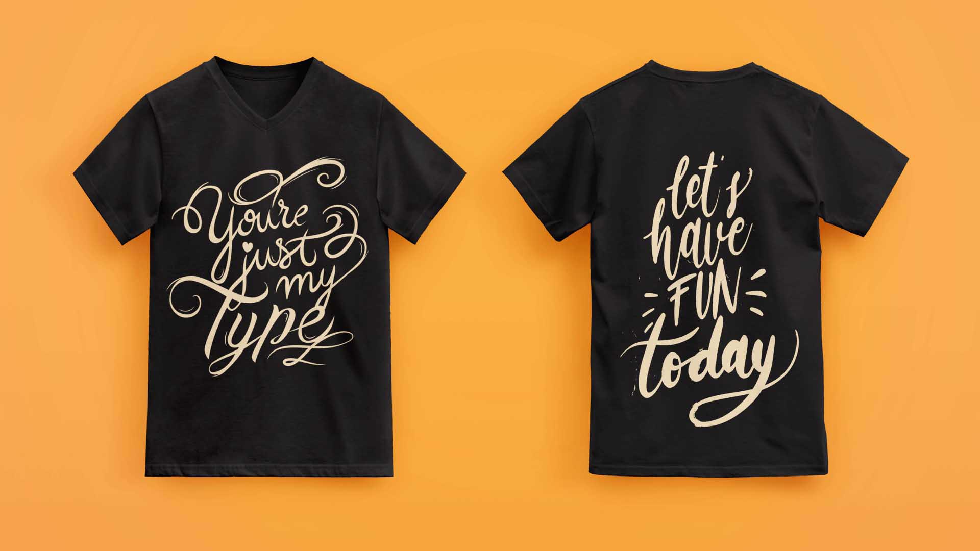 V-neck T-Shirts Print and Design in Lagos Nigeria