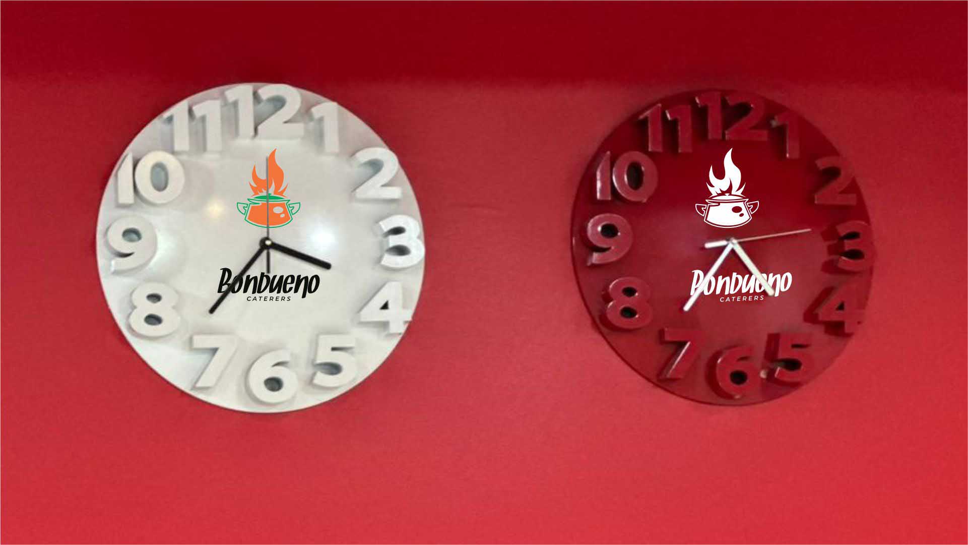Wall Clock with Company Logo Printing in Lagos Nigeria